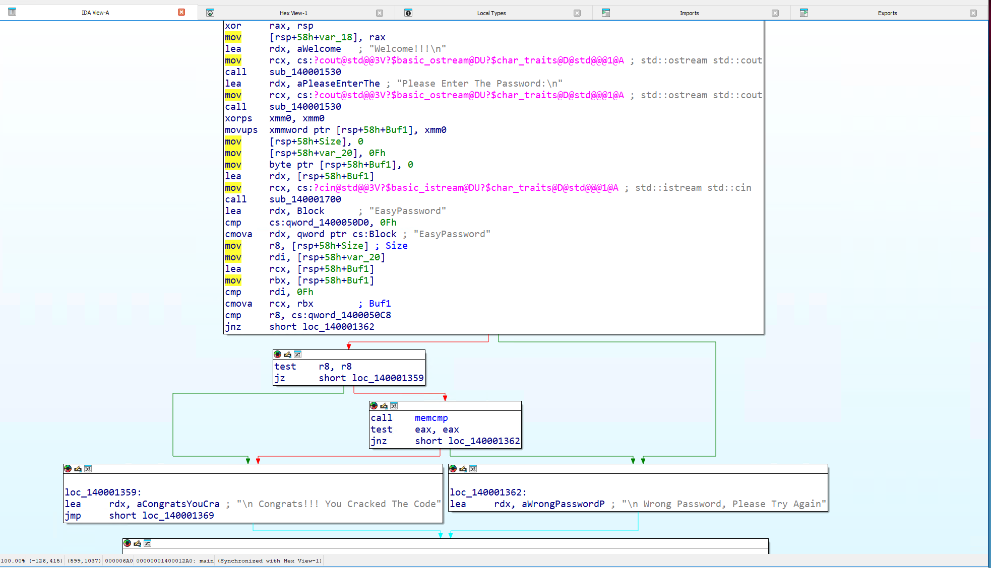 IDA Output